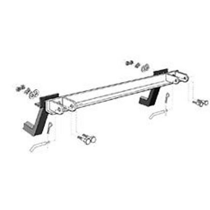 Picture of Roadmaster 025 Base Plate to Tow Ready Towbar Adapter and Replacement Crossbar